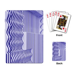 Illusion Waves Pattern Playing Cards Single Design (rectangle) by Sparkle