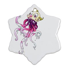 Carnie Squid Snowflake Ornament (two Sides) by Limerence