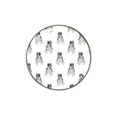 Cute Husky Puppies Hat Clip Ball Marker (10 Pack) by SychEva