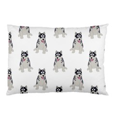 Cute Husky Puppies Pillow Case (two Sides) by SychEva