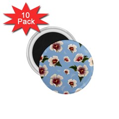 Hibiscus Flowers 1 75  Magnets (10 Pack) 