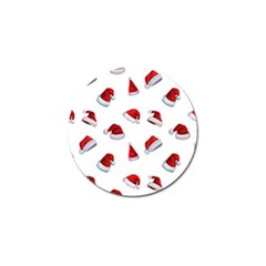 Red Christmas Hats Golf Ball Marker (10 Pack) by SychEva