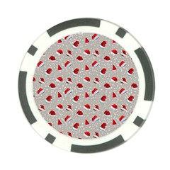 Santa Hat Poker Chip Card Guard (10 Pack) by SychEva