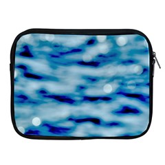 Blue Waves Abstract Series No5 Apple Ipad 2/3/4 Zipper Cases by DimitriosArt