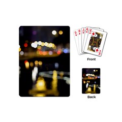 City Lights Playing Cards Single Design (mini) by DimitriosArt