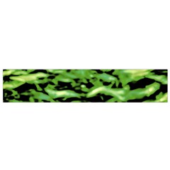 Green  Waves Abstract Series No11 Small Flano Scarf by DimitriosArt