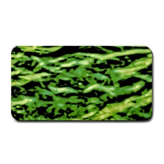 Green  Waves Abstract Series No11 Medium Bar Mats by DimitriosArt