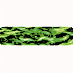 Green  Waves Abstract Series No11 Large Bar Mats by DimitriosArt