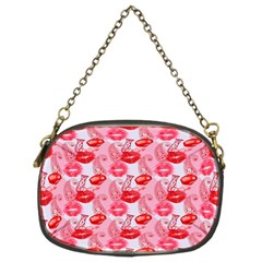 Rose Lips Chain Purse (two Sides) by Sparkle