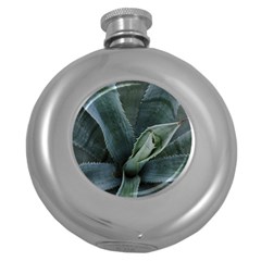 The Agave Heart Under The Light Round Hip Flask (5 Oz) by DimitriosArt