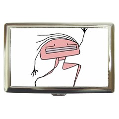 Alien Dancing Girl Drawing Cigarette Money Case by dflcprintsclothing