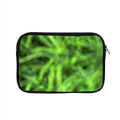 Green Abstract Stars Apple Macbook Pro 15  Zipper Case by DimitriosArt