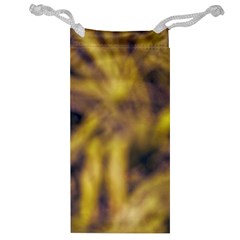Yellow Abstract Stars Jewelry Bag by DimitriosArt