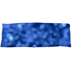 Light Reflections Abstract No5 Blue Body Pillow Case (dakimakura) by DimitriosArt