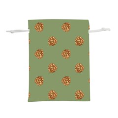 Pine Cones Green Lightweight Drawstring Pouch (s)