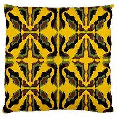 Abstract Pattern Geometric Backgrounds  Abstract Geometric Design    Large Flano Cushion Case (two Sides) by Eskimos