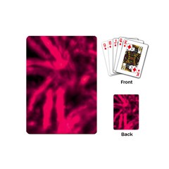 Purple Abstract Stars Playing Cards Single Design (mini) by DimitriosArt