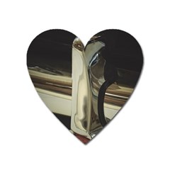 Vintage Design Heart Magnet by DimitriosArt