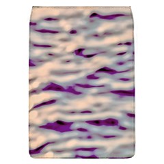 Orange  Waves Abstract Series No1 Removable Flap Cover (l) by DimitriosArt