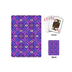 Abstract Illustration With Eyes Playing Cards Single Design (mini) by SychEva