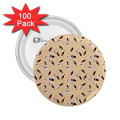 Festive Champagne 2 25  Buttons (100 Pack)  by SychEva