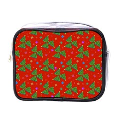 Christmas Trees Mini Toiletries Bag (one Side) by SychEva