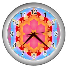 Digitalart Wall Clock (silver) by Sparkle