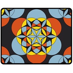 Abstract Pattern Geometric Backgrounds   Fleece Blanket (medium) 