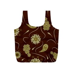 Floral Pattern Paisley Style  Full Print Recycle Bag (s) by Eskimos
