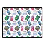 New Year Gifts Double Sided Fleece Blanket (Small)  45 x34  Blanket Back