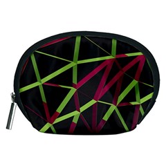 3d Lovely Geo Lines X Accessory Pouch (medium)