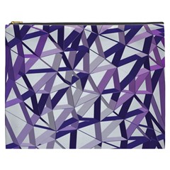3d Lovely Geo Lines X Cosmetic Bag (xxxl) by Uniqued
