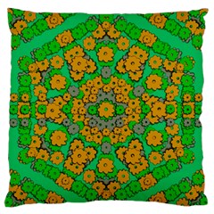 Stars Of Decorative Colorful And Peaceful  Flowers Standard Flano Cushion Case (two Sides) by pepitasart