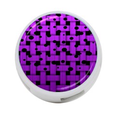 Weaved Bubbles At Strings, Purple, Violet Color 4-port Usb Hub (one Side)