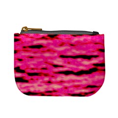 Rose  Waves Abstract Series No1 Mini Coin Purse by DimitriosArt