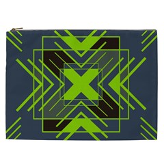 Abstract Geometric Design    Cosmetic Bag (xxl) by Eskimos