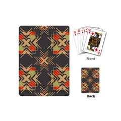 Abstract Geometric Design    Playing Cards Single Design (mini) by Eskimos