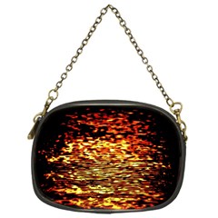 Yellow Waves Flow Series 1 Chain Purse (one Side) by DimitriosArt