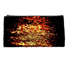 Yellow Waves Flow Series 1 Pencil Case by DimitriosArt