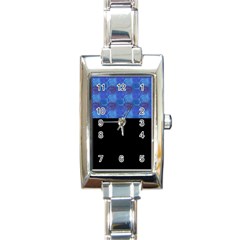 Digitaldesign Rectangle Italian Charm Watch by Sparkle