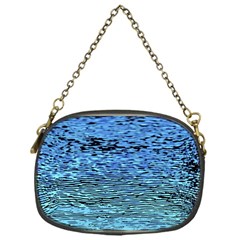 Blue Waves Flow Series 2 Chain Purse (one Side) by DimitriosArt