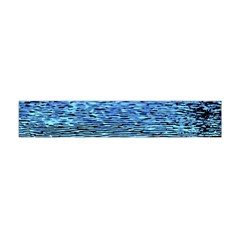 Blue Waves Flow Series 2 Flano Scarf (mini) by DimitriosArt