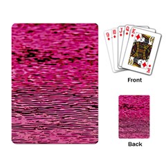 Pink  Waves Flow Series 1 Playing Cards Single Design (rectangle) by DimitriosArt
