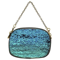 Blue Waves Flow Series 3 Chain Purse (two Sides) by DimitriosArt