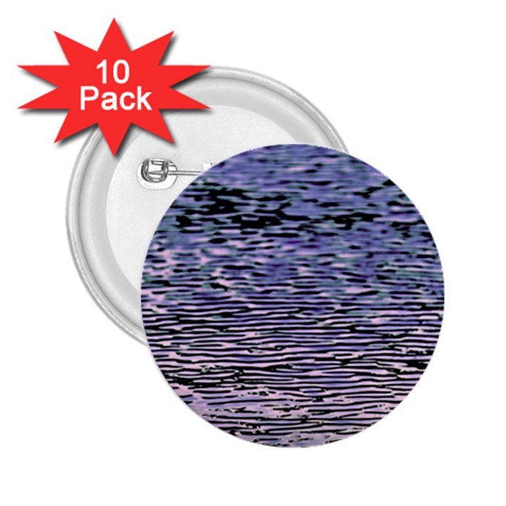 Silver Waves Flow Series 2 2.25  Buttons (10 pack) 