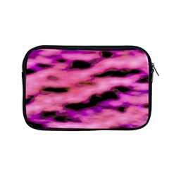 Pink  Waves Flow Series 2 Apple Macbook Pro 13  Zipper Case by DimitriosArt