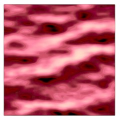 Pink  Waves Flow Series 5 Large Satin Scarf (square) by DimitriosArt