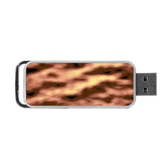 Gold Waves Flow Series 2 Portable Usb Flash (two Sides) by DimitriosArt