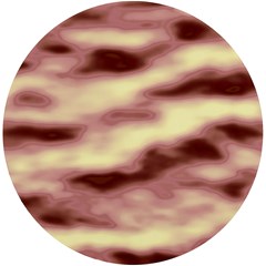 Pink  Waves Flow Series 8 Uv Print Round Tile Coaster by DimitriosArt