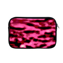 Pink  Waves Flow Series 9 Apple Macbook Pro 13  Zipper Case by DimitriosArt